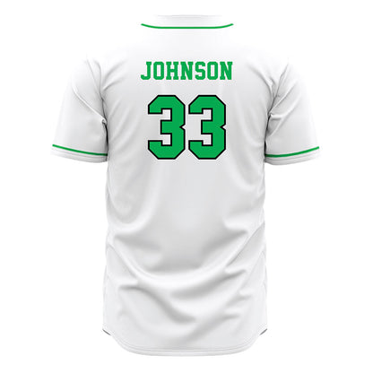 Marshall - NCAA Baseball : Rivers Johnson - White Jersey