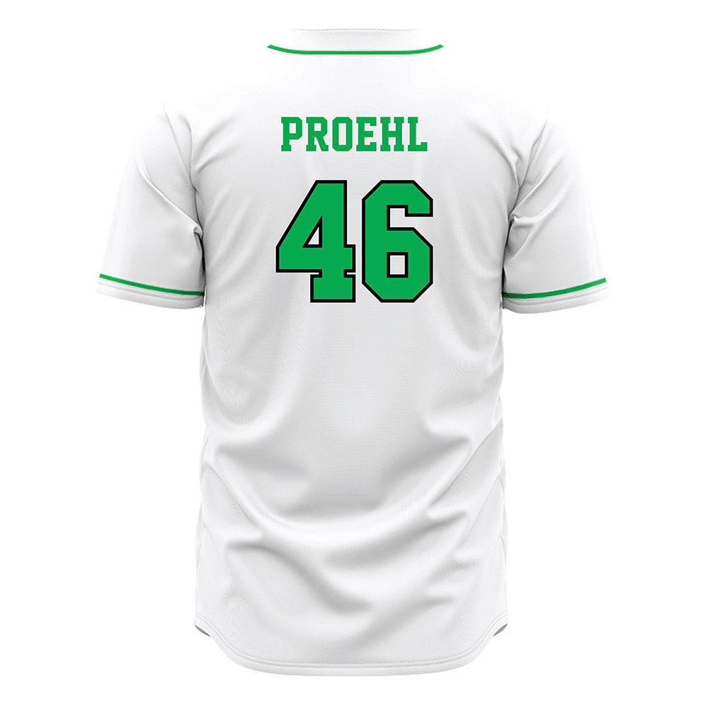 Marshall - NCAA Baseball : Luke Proehl - White Jersey-1