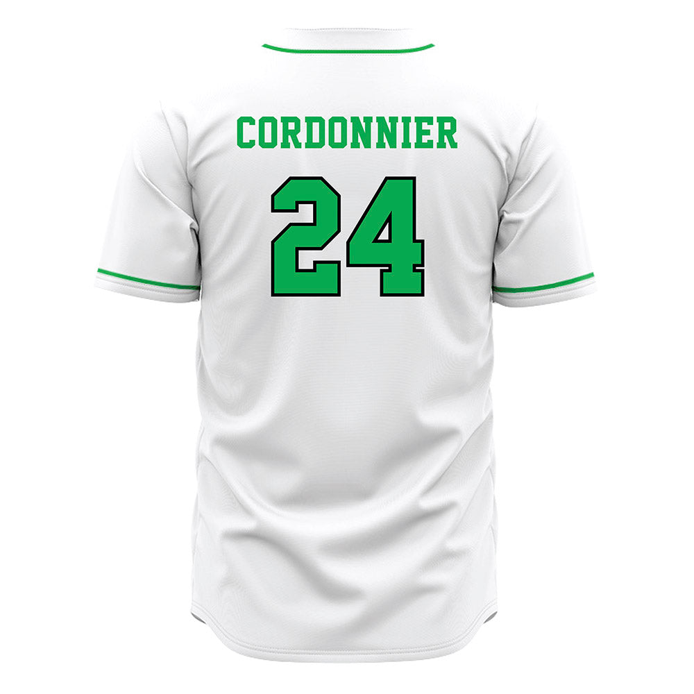 Marshall - NCAA Baseball : Braylon Cordonnier - White Jersey-1