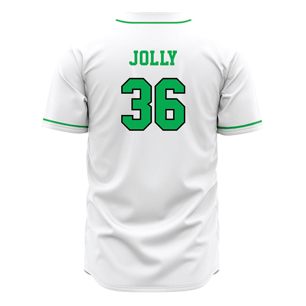 Marshall - NCAA Baseball : Grant Jolly - White Jersey-1