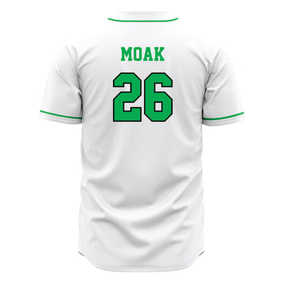 Marshall - NCAA Baseball : Clint Moak - White Jersey