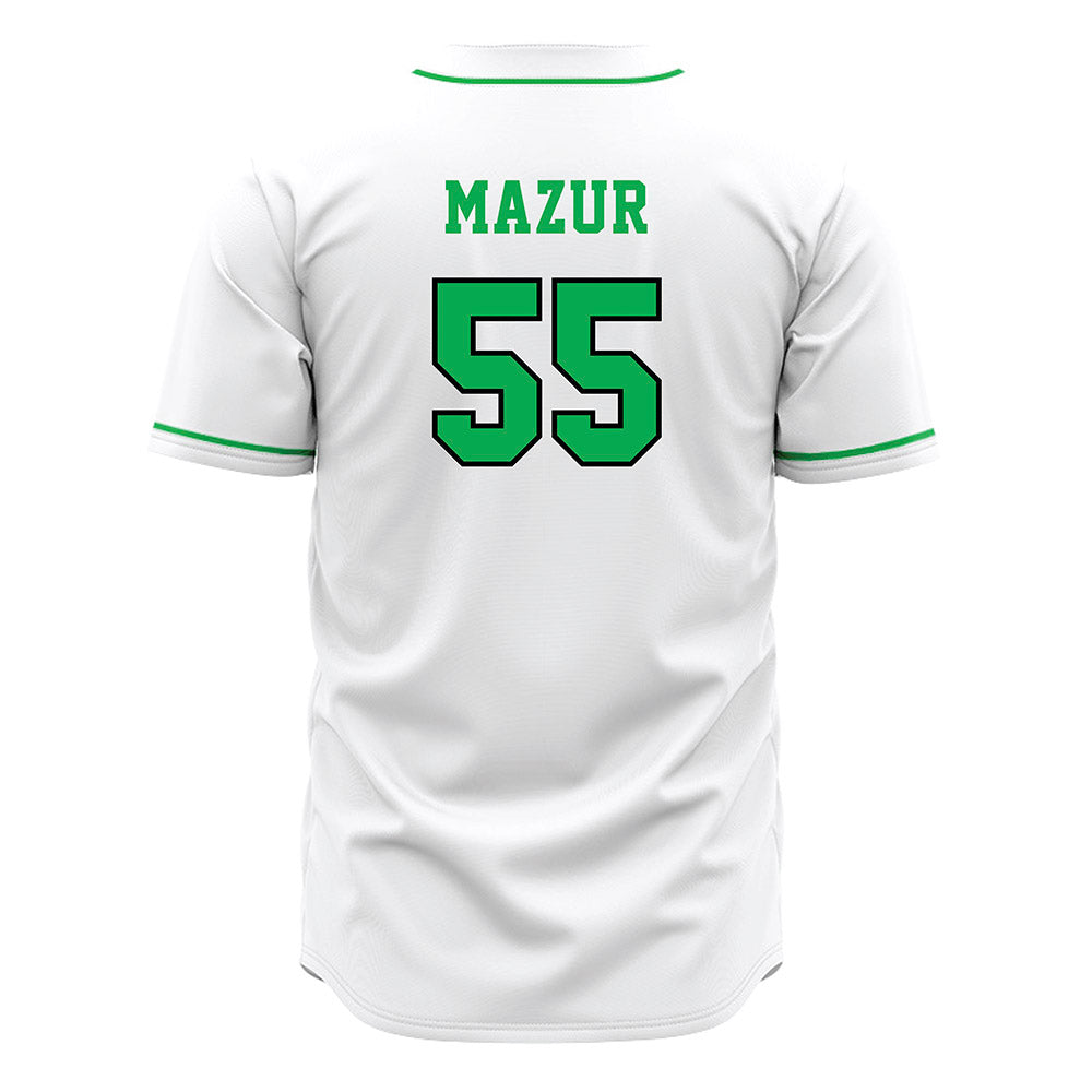 Marshall - NCAA Baseball : Patrick Mazur - White Jersey