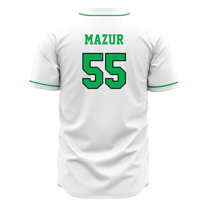 Marshall - NCAA Baseball : Patrick Mazur - White Jersey