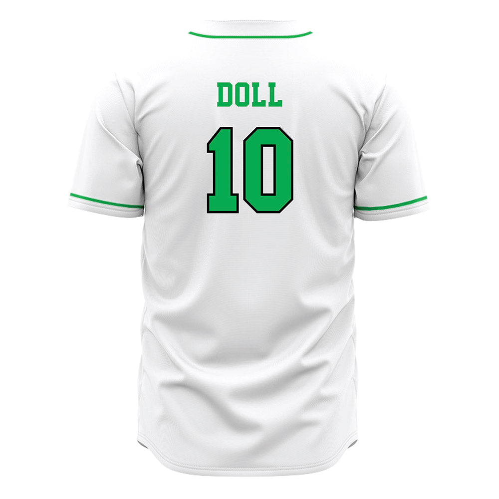 Marshall - NCAA Baseball : Landen Doll - White Jersey-1