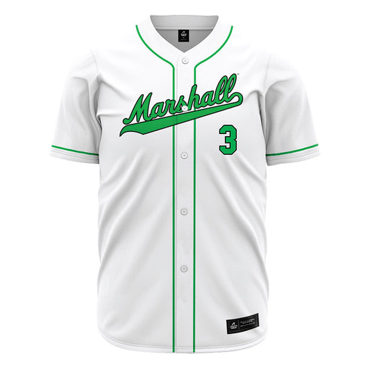 Marshall - NCAA Baseball : Maika Niu - White Jersey