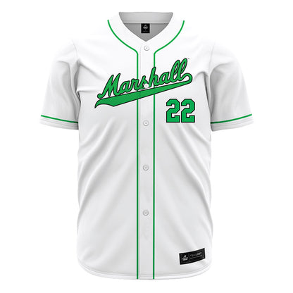 Marshall - NCAA Baseball : Jack Smith - White Jersey-0