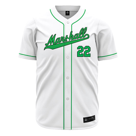 Marshall - NCAA Baseball : Jack Smith - White Jersey-0