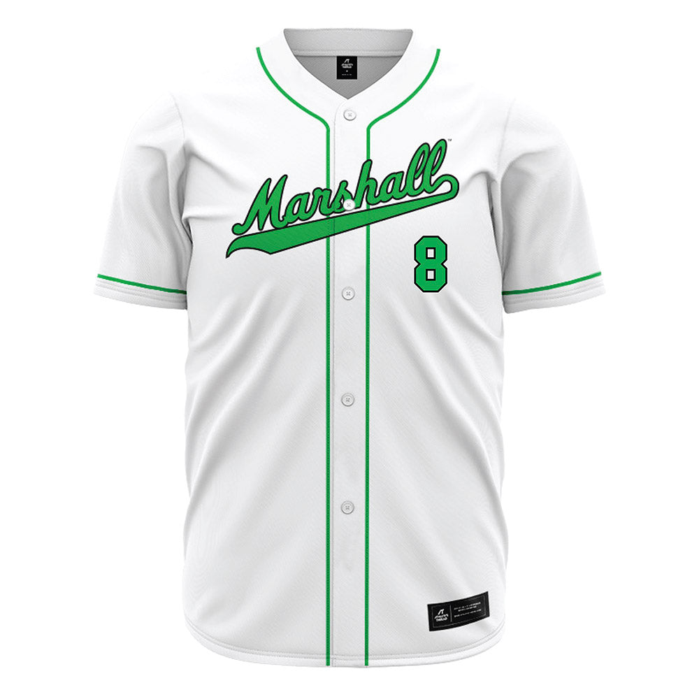 Marshall - NCAA Baseball : Bryce Blevins - White Jersey-0