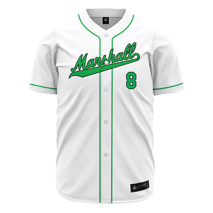 Marshall - NCAA Baseball : Bryce Blevins - White Jersey-0