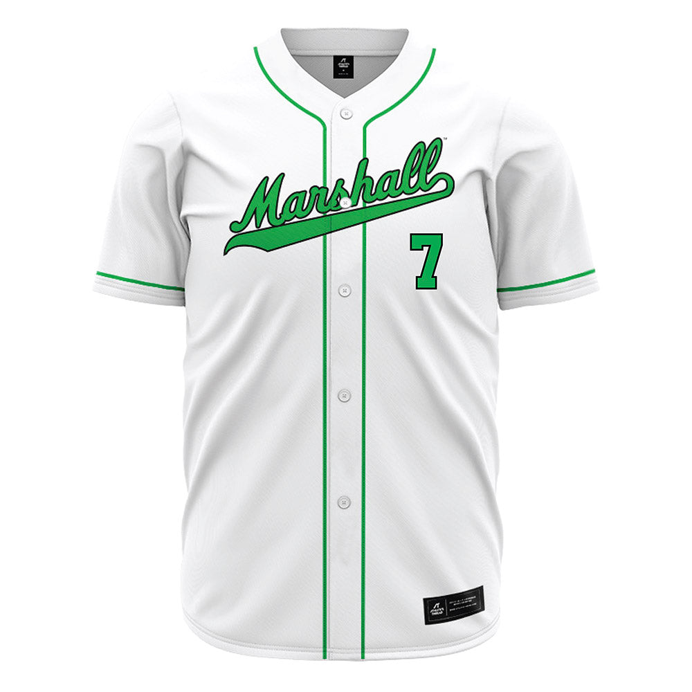 Marshall - NCAA Baseball : Jackson Golden - White Jersey