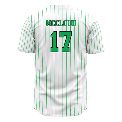 Marshall - NCAA Baseball : Branson McCloud - White Pinstripe Jersey