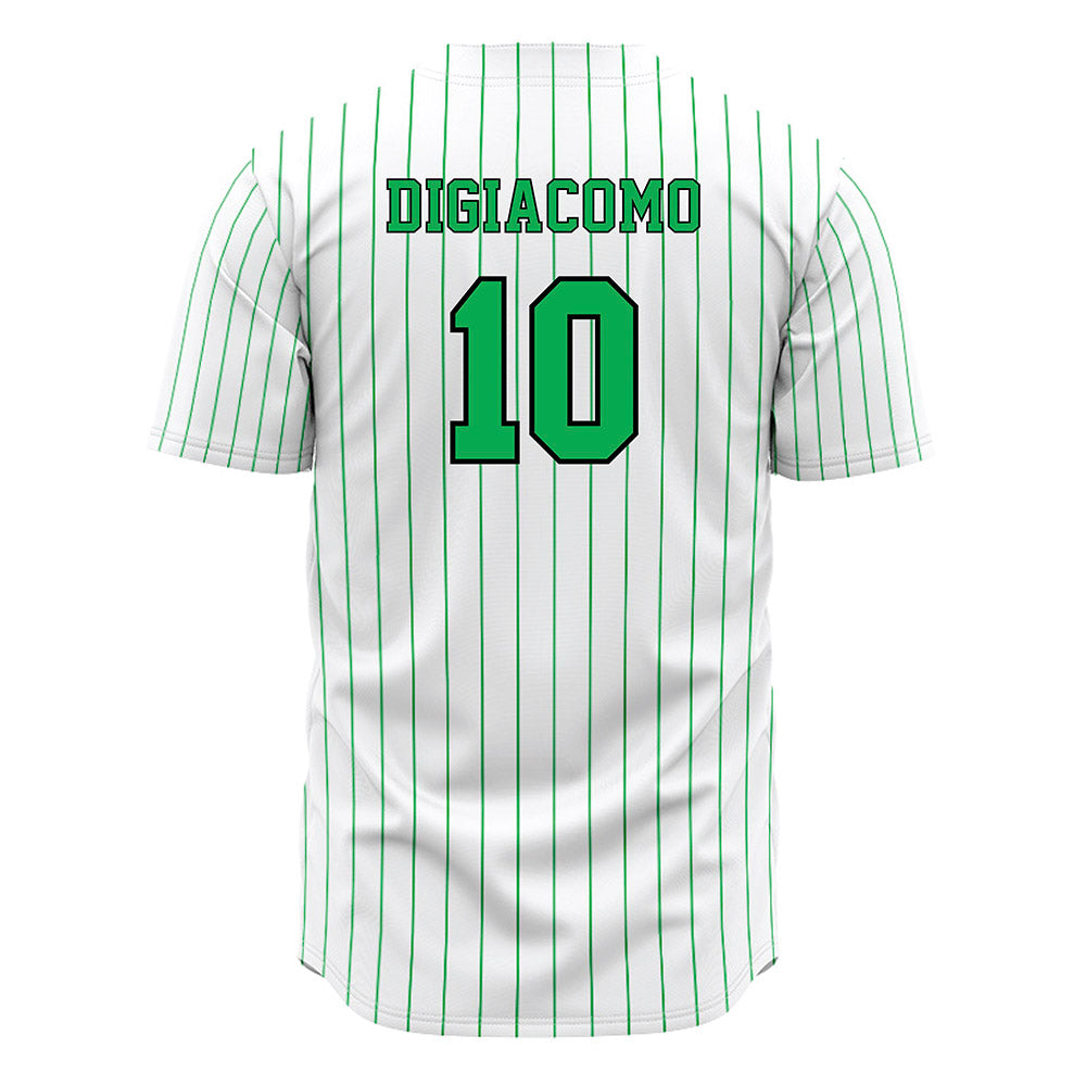 Marshall - NCAA Baseball : Fenix DiGiacomo - White Pinstripe Jersey