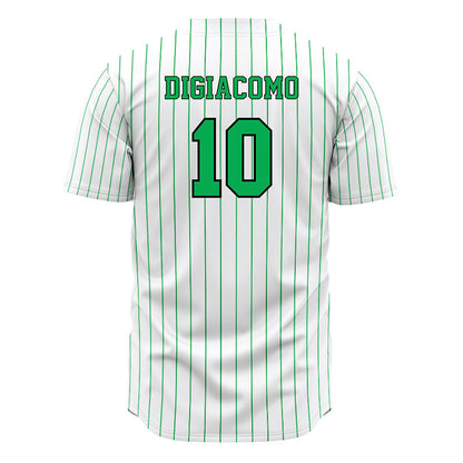 Marshall - NCAA Baseball : Fenix DiGiacomo - White Pinstripe Jersey