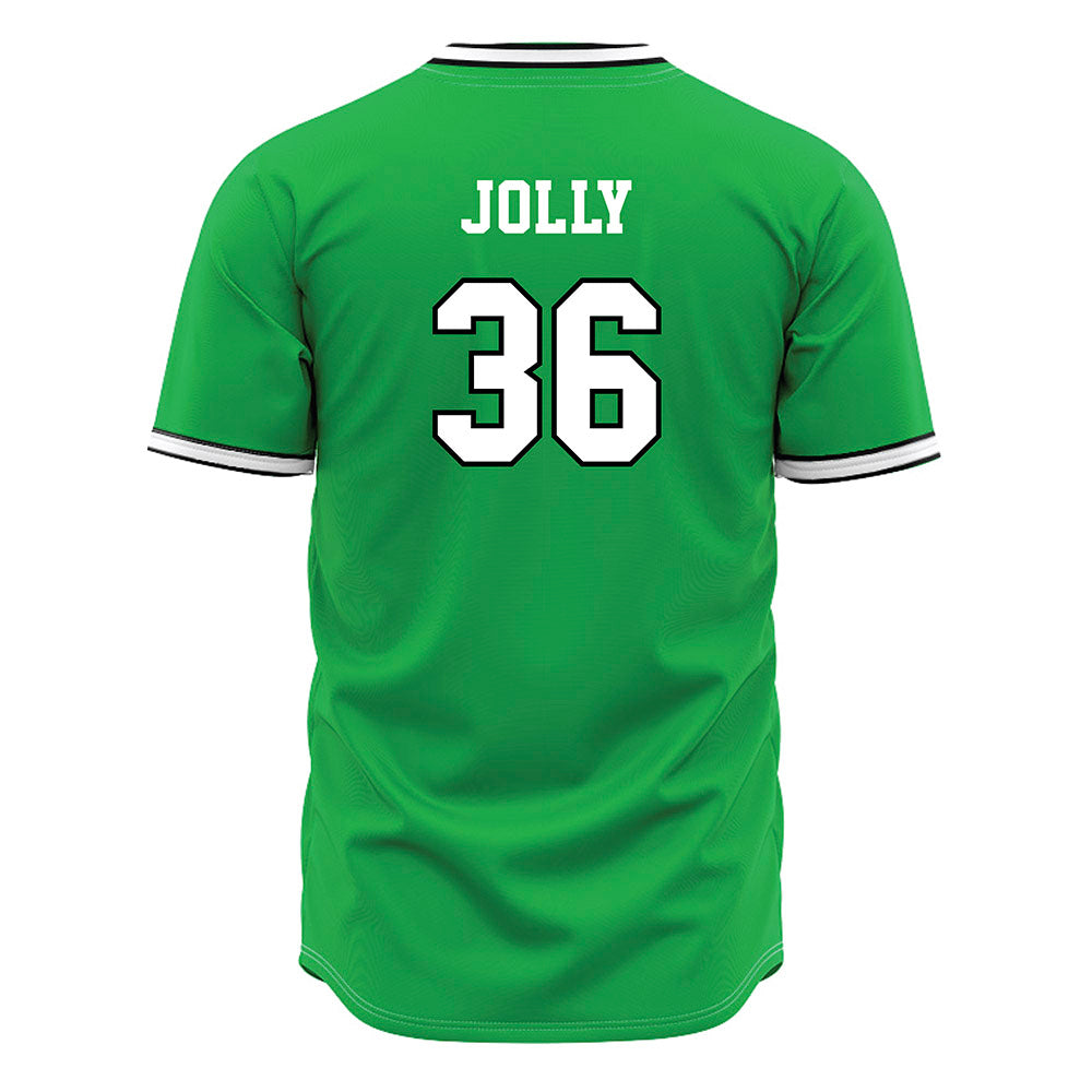 Marshall - NCAA Baseball : Grant Jolly - Green Jersey-1