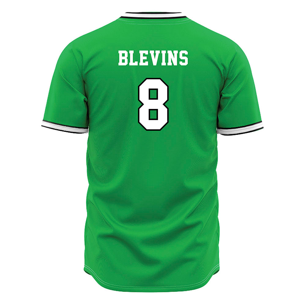 Marshall - NCAA Baseball : Bryce Blevins Blevins - Green Jersey-1