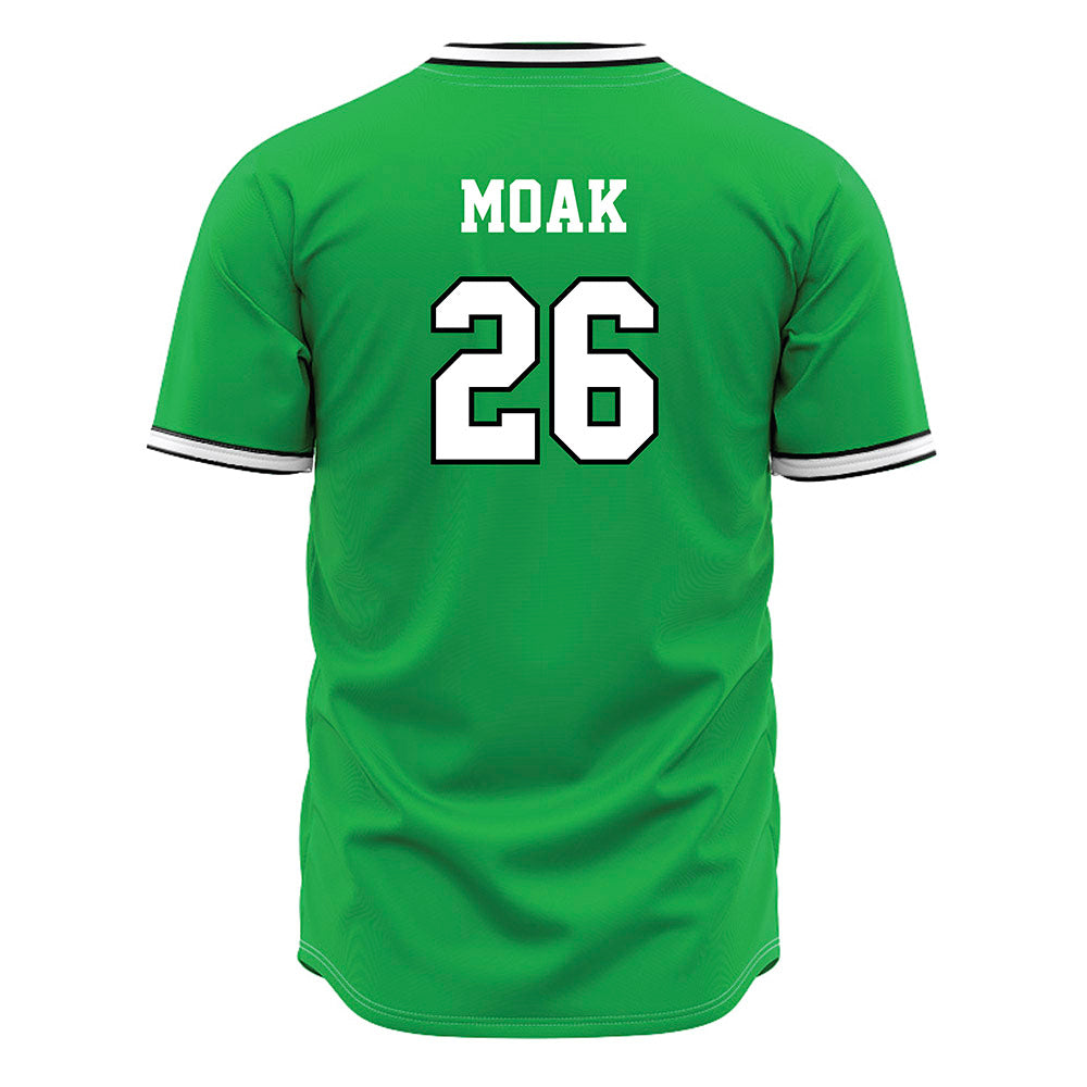 Marshall - NCAA Baseball : Clint Moak - Green Jersey