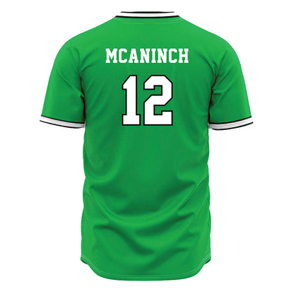 Marshall - NCAA Baseball : AJ McAninch - Green Jersey-1