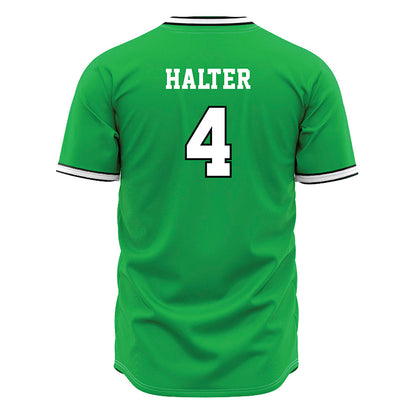 Marshall - NCAA Baseball : Franklin Halter - Green Jersey-1