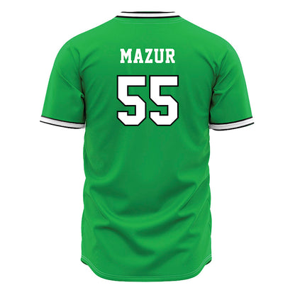 Marshall - NCAA Baseball : Patrick Mazur - Green Jersey