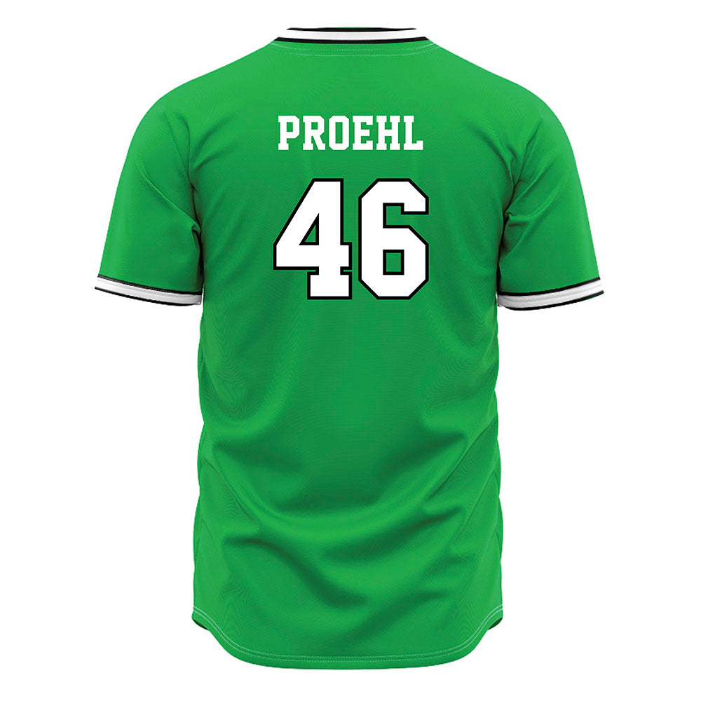 Marshall - NCAA Baseball : Luke Proehl - Green Jersey