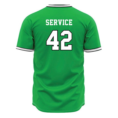 Marshall - NCAA Baseball : Oliver Service - Green Jersey-1