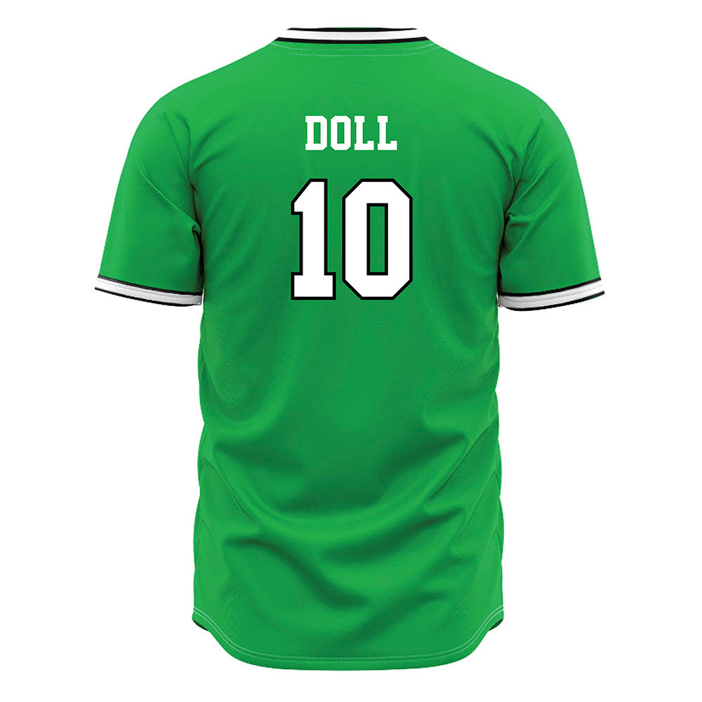 Marshall - NCAA Baseball : Landen Doll - Green Jersey-1