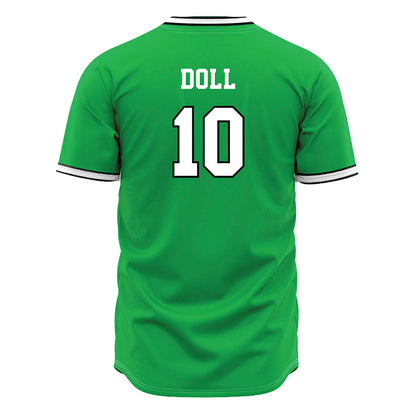 Marshall - NCAA Baseball : Landen Doll - Green Jersey-1