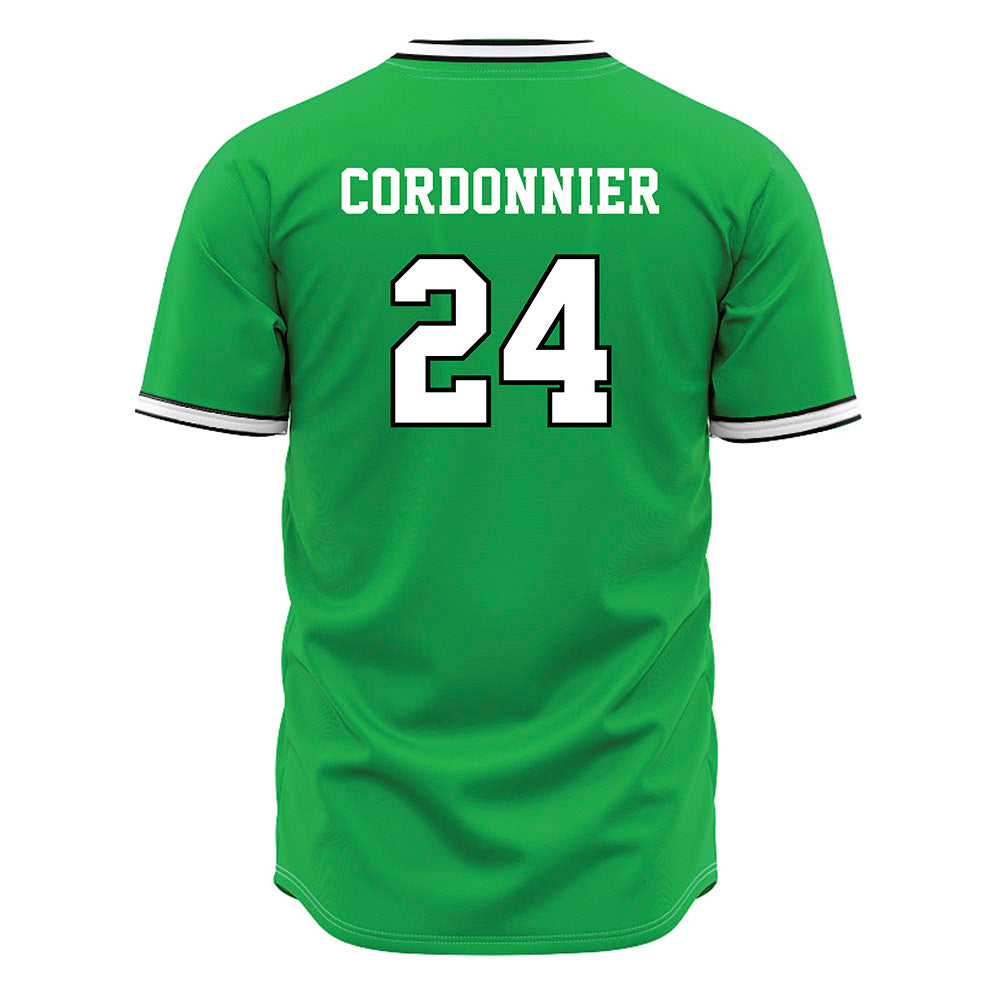 Marshall - NCAA Baseball : Braylon Cordonnier - Green Jersey-1