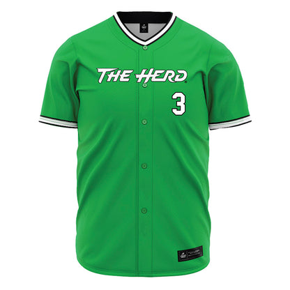 Marshall - NCAA Baseball : Maika Niu - Green Jersey