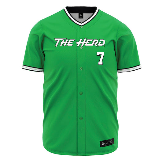 Marshall - NCAA Baseball : Jackson Golden - Green Jersey