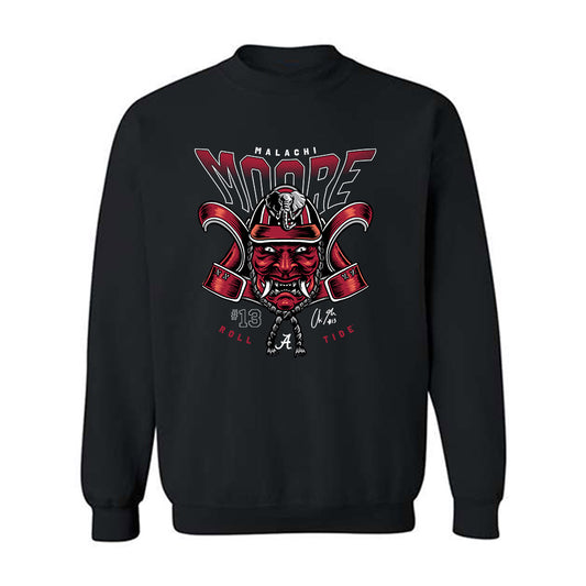 Alabama - NCAA Football : Malachi Moore - Crewneck Sweatshirt Player Merch