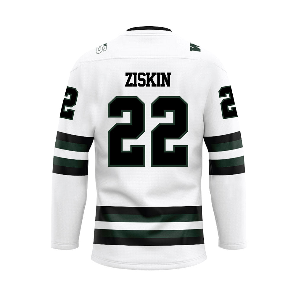 HWS - NCAA Women's Ice Hockey : Annabel Ziskin - White Hockey Jersey