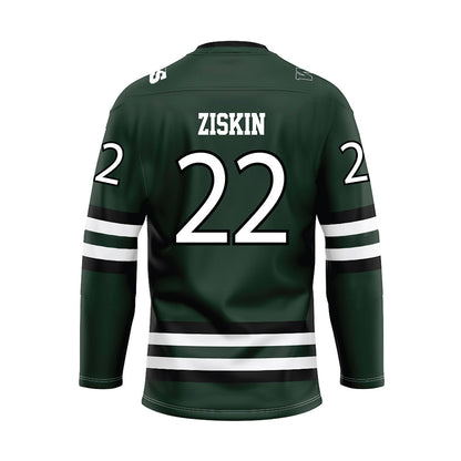 HWS - NCAA Women's Ice Hockey : Annabel Ziskin - Green Hockey Jersey