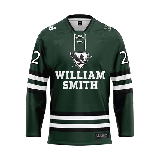 HWS - NCAA Women's Ice Hockey : Annabel Ziskin - Green Hockey Jersey