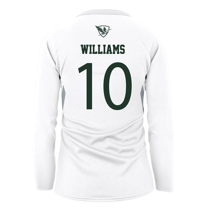 HWS - NCAA Women's Volleyball : Delainy Williams - White Volleyball Jersey-1