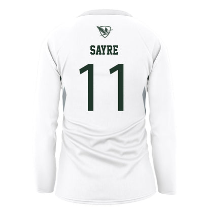 HWS - NCAA Women's Volleyball : Malya Sayre - White Volleyball Jersey