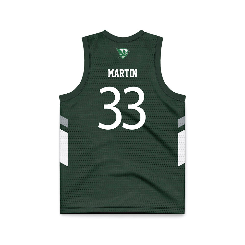 HWS - NCAA Women's Basketball : Miranda Martin - Green Basketball Jersey-1
