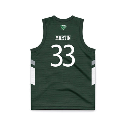 HWS - NCAA Women's Basketball : Miranda Martin - Green Basketball Jersey-1
