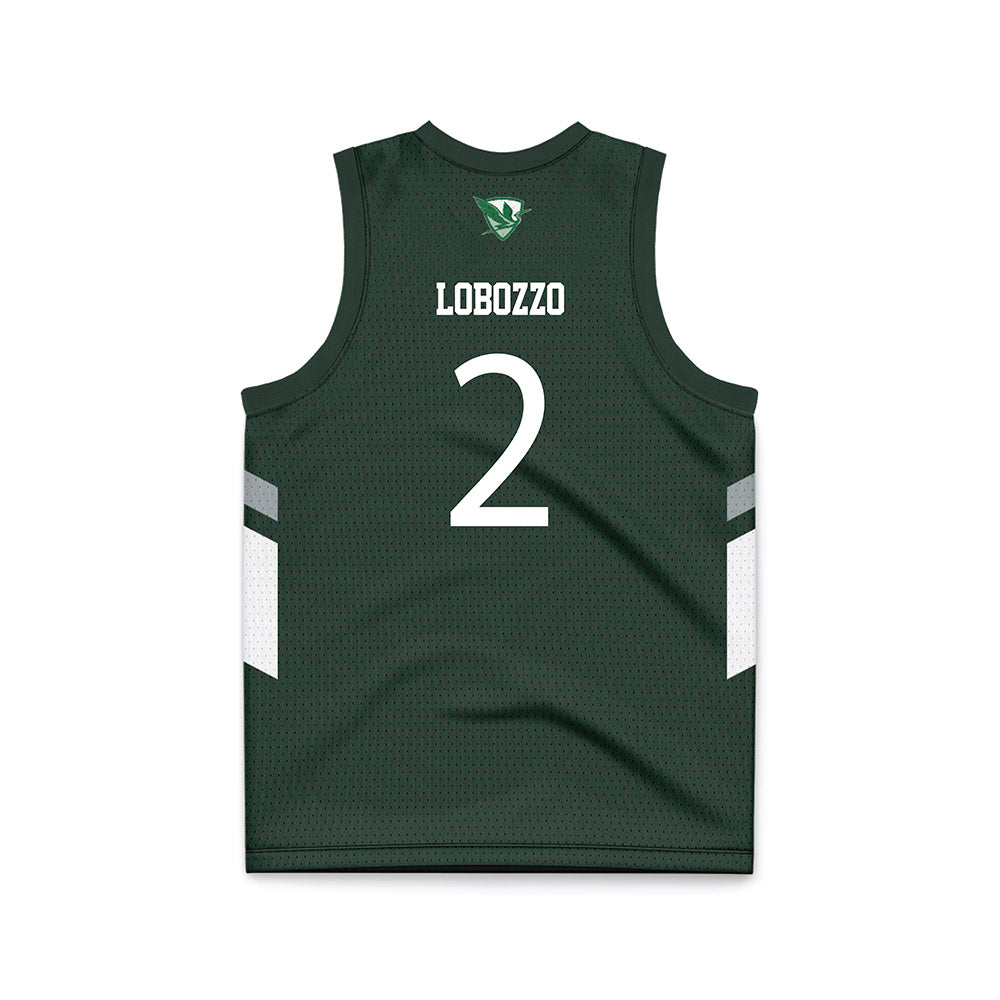 HWS - NCAA Women's Basketball : Ava Lobozzo - Green Basketball Jersey