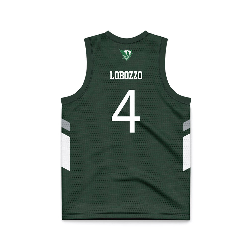 HWS - NCAA Women's Basketball : Giana Lobozzo - Green Basketball Jersey