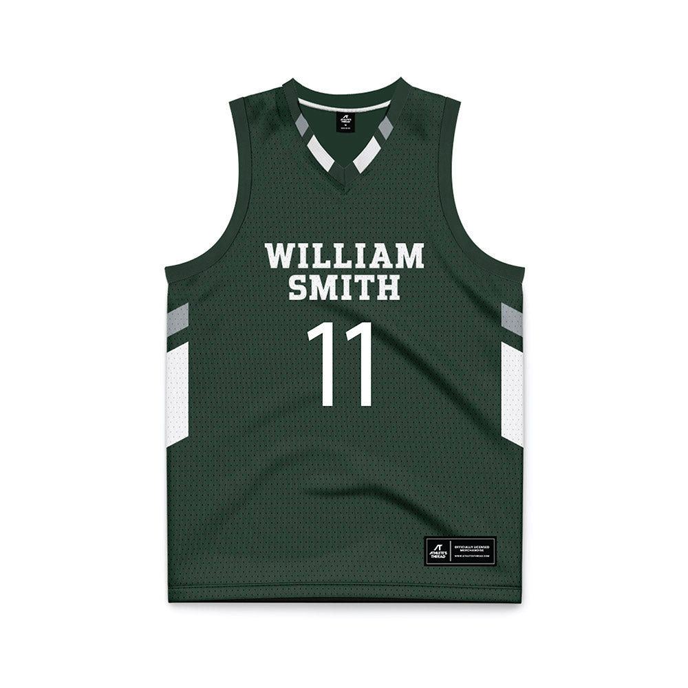 HWS - NCAA Women's Basketball : Charlotte Miller - Green Basketball Jersey-0