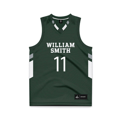 HWS - NCAA Women's Basketball : Charlotte Miller - Green Basketball Jersey-0