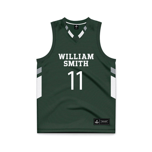HWS - NCAA Women's Basketball : Charlotte Miller - Green Basketball Jersey-0