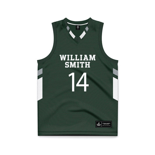 HWS - NCAA Women's Basketball : Anne Keneally - Green Basketball Jersey-0