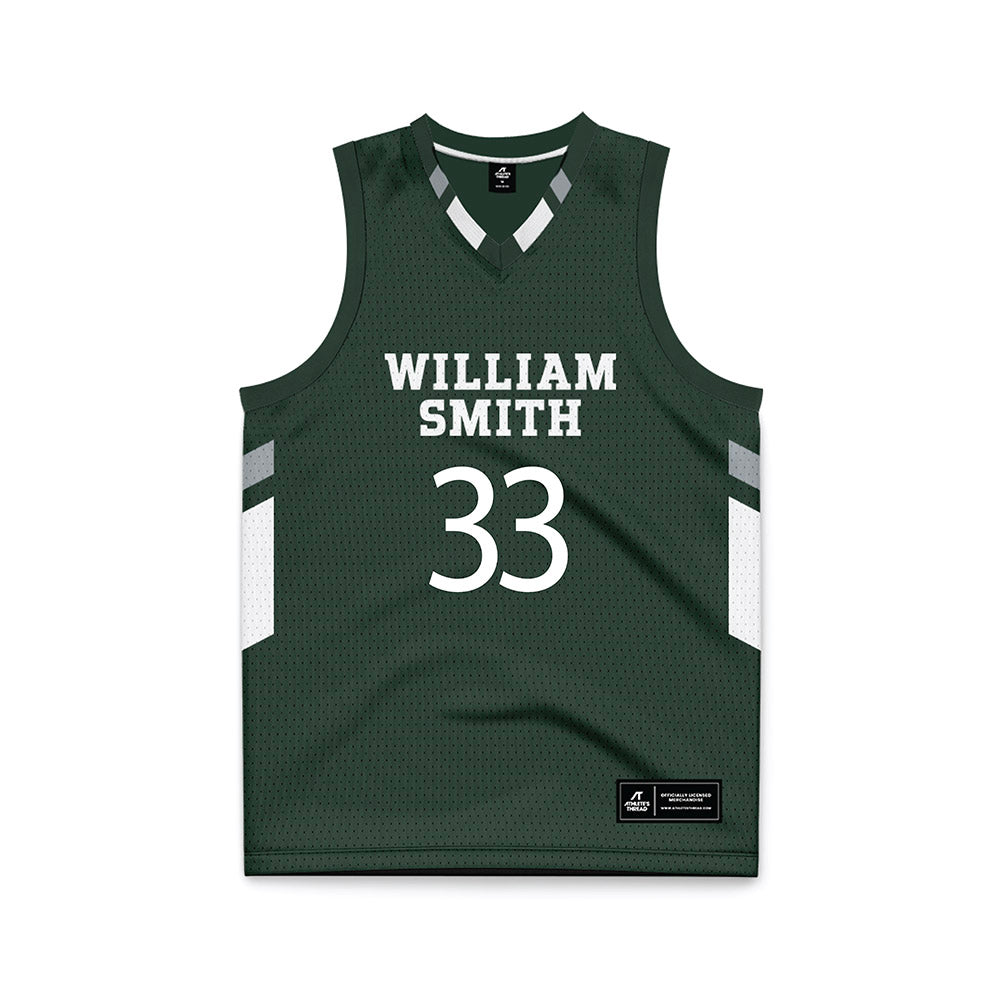 HWS - NCAA Women's Basketball : Miranda Martin - Green Basketball Jersey-0
