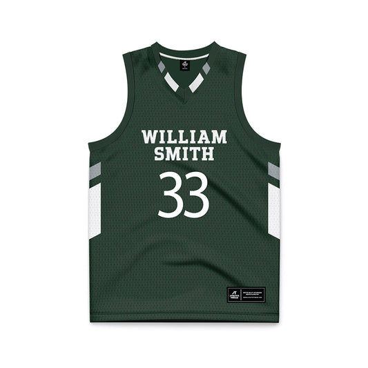 HWS - NCAA Women's Basketball : Miranda Martin - Green Basketball Jersey-0