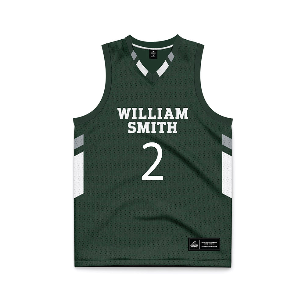 HWS - NCAA Women's Basketball : Ava Lobozzo - Green Basketball Jersey