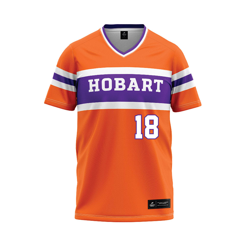 HWS - NCAA Baseball : Teck Nash - Orange Baseball Jersey-0