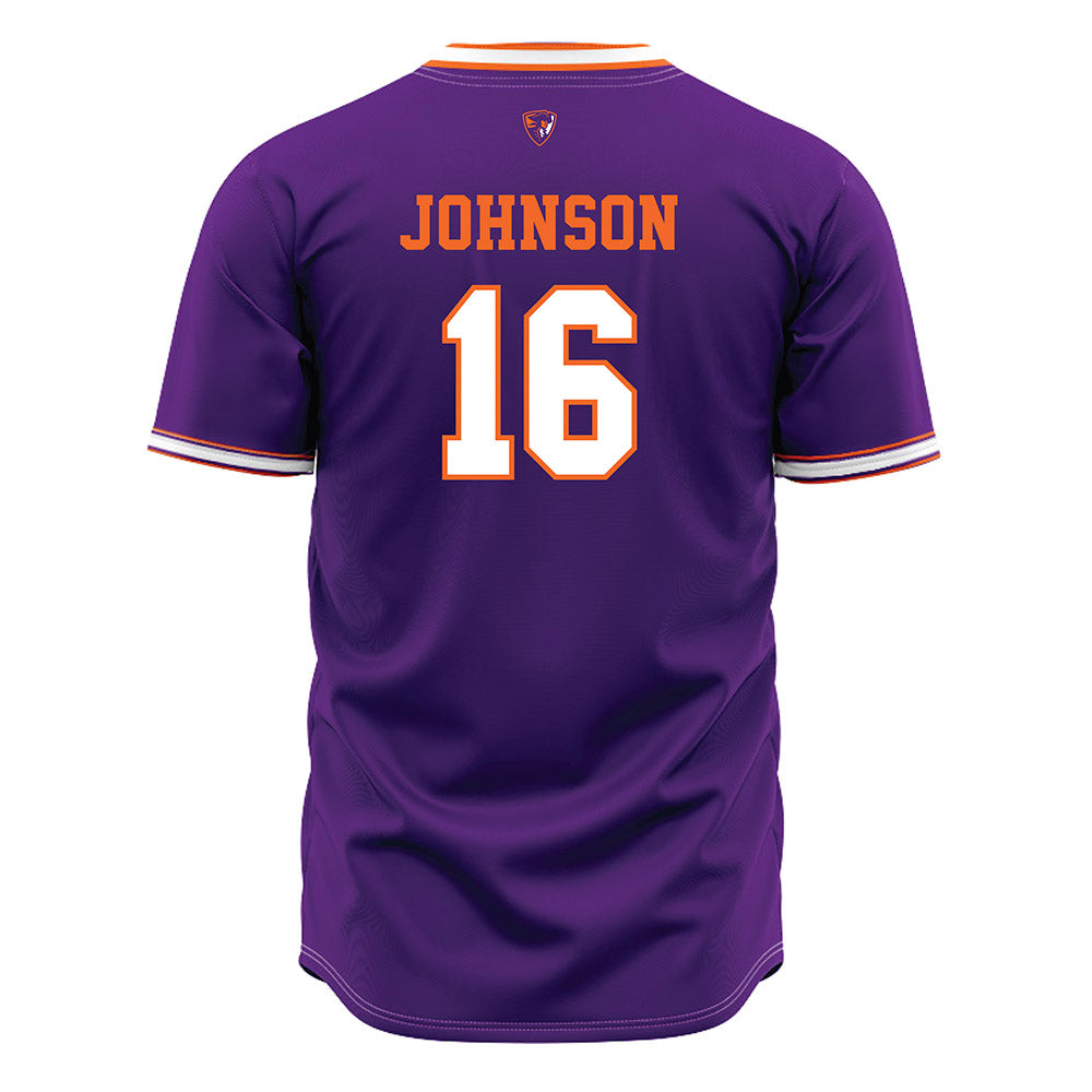 HWS - NCAA Baseball : Payton Johnson - Purple Jersey-1