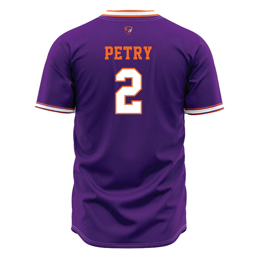 HWS - NCAA Baseball : Christian Petry - Purple Jersey
